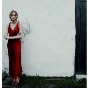 Zara ZW Collection Long Midi Dress